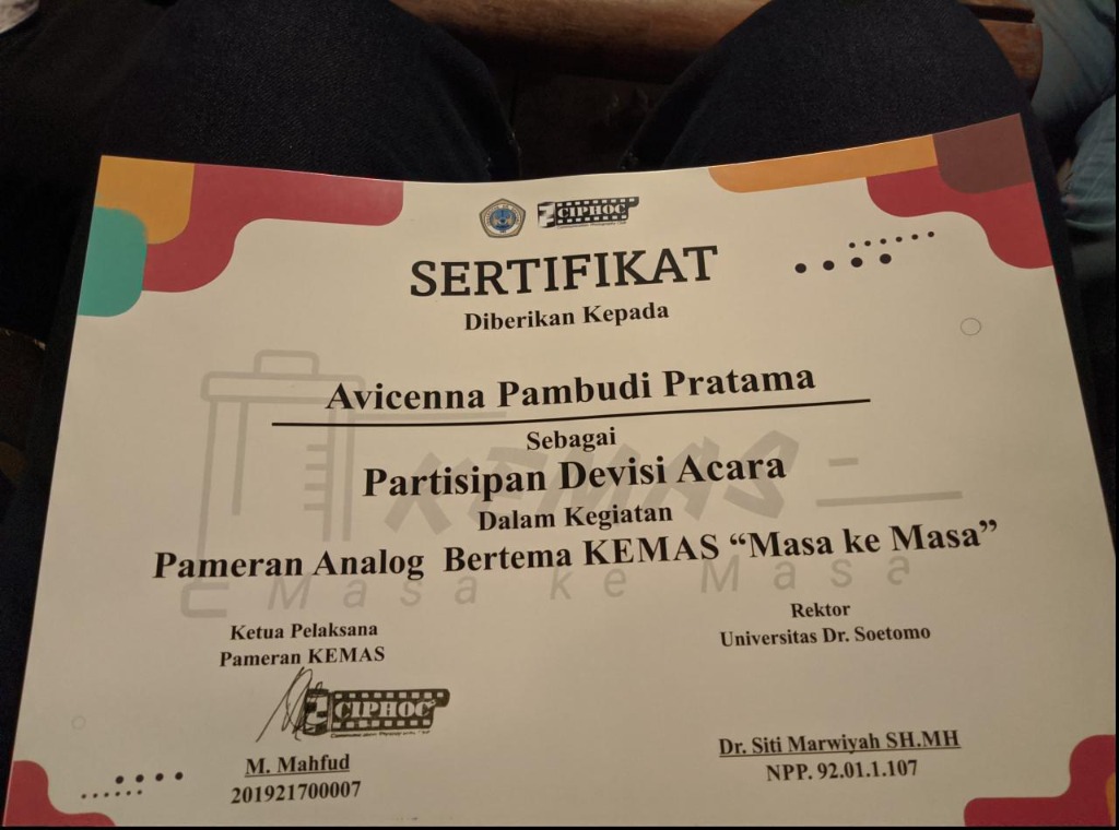 Sertifikat VIP Jafifest